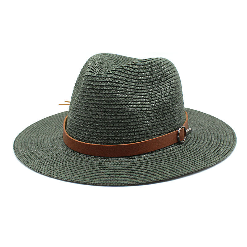 Belted Woven Hat