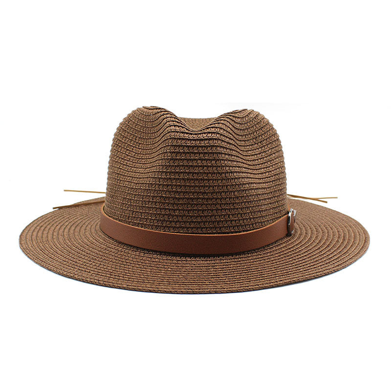 Belted Woven Hat