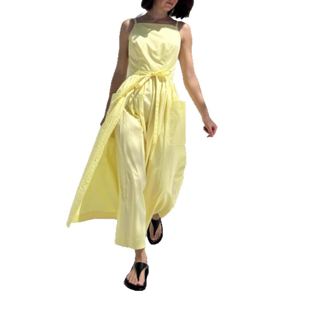 Solid Color Casual Sleeveless Dress
