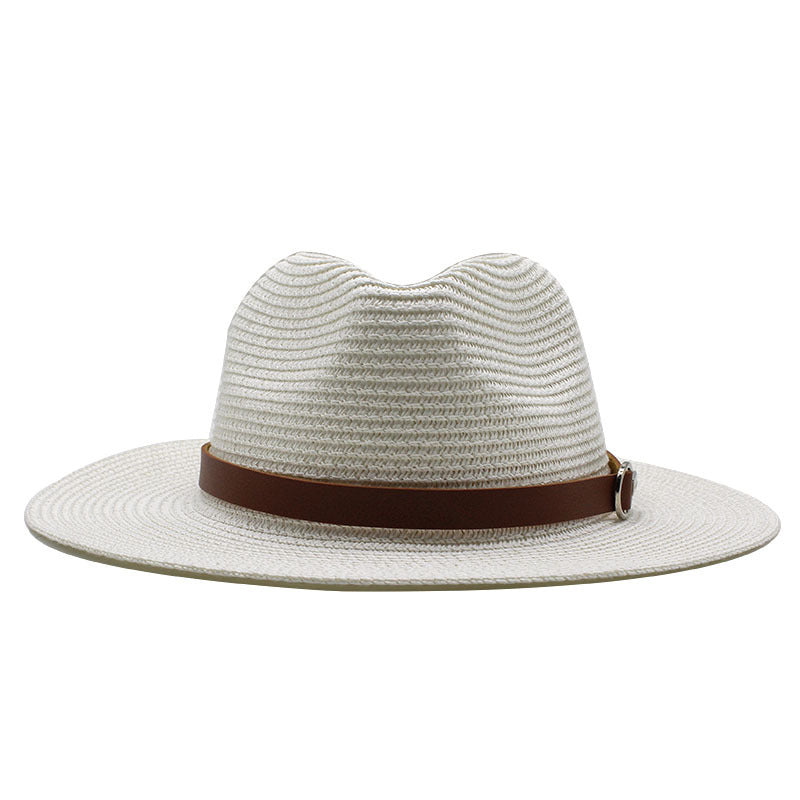 Belted Woven Hat