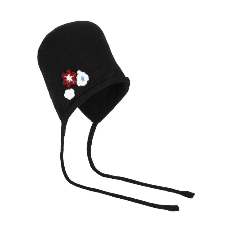 Flower Knitted Hat