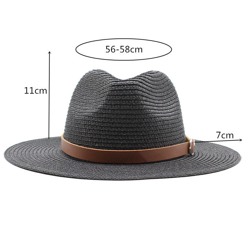 Belted Woven Hat