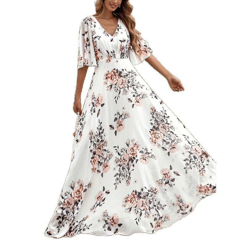 A- Line Floral Dress