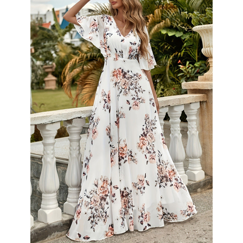 A- Line Floral Dress