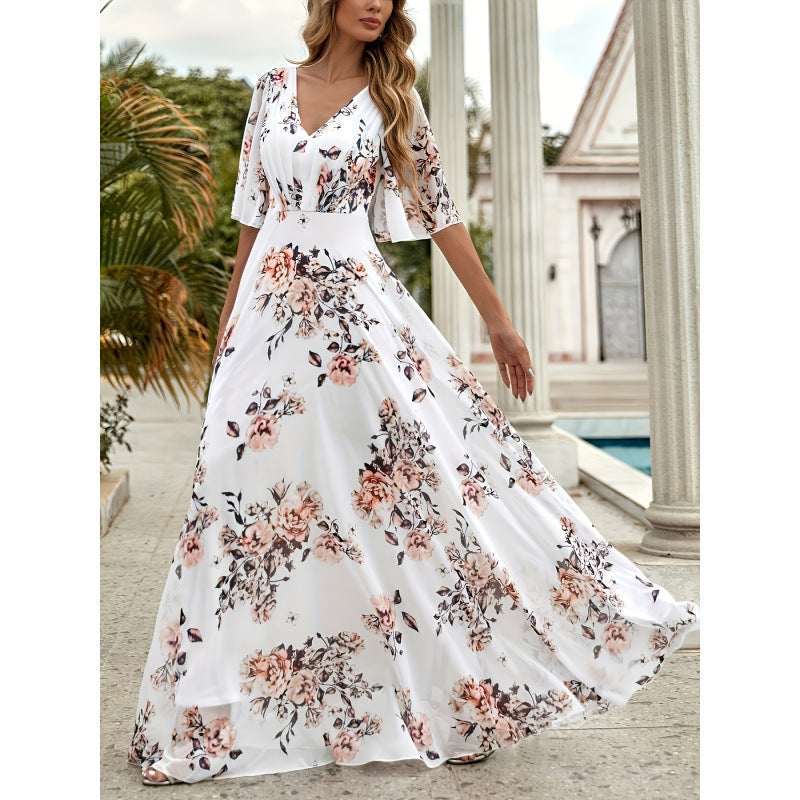 A- Line Floral Dress