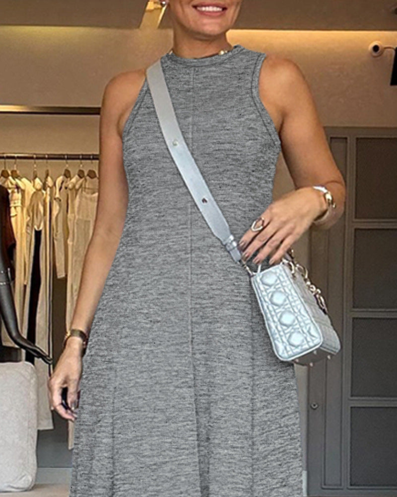 Sleeveless Speaker Dress
