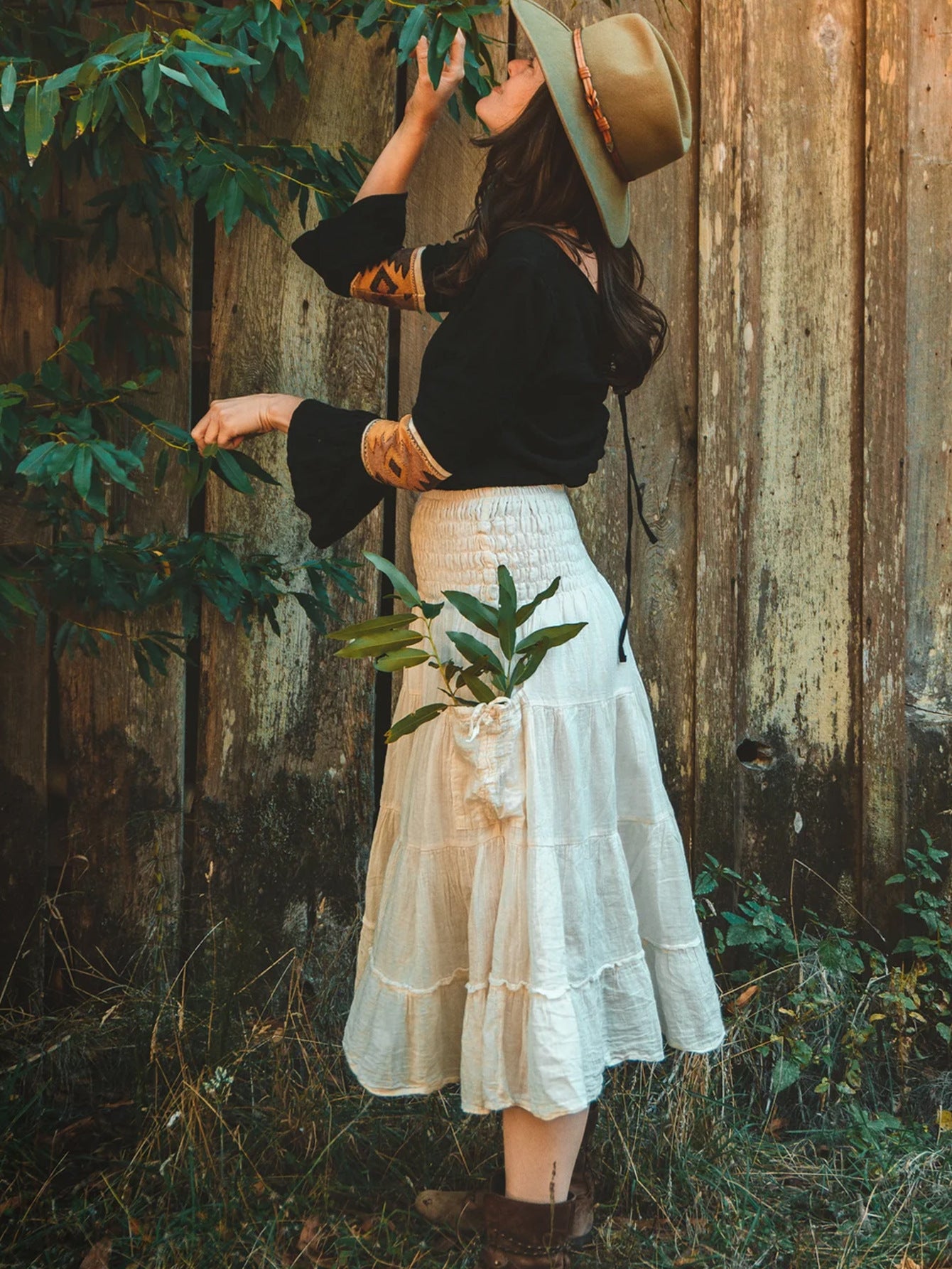Casual Loose Solid Skirt