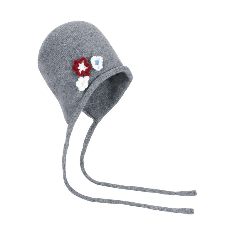 Flower Knitted Hat